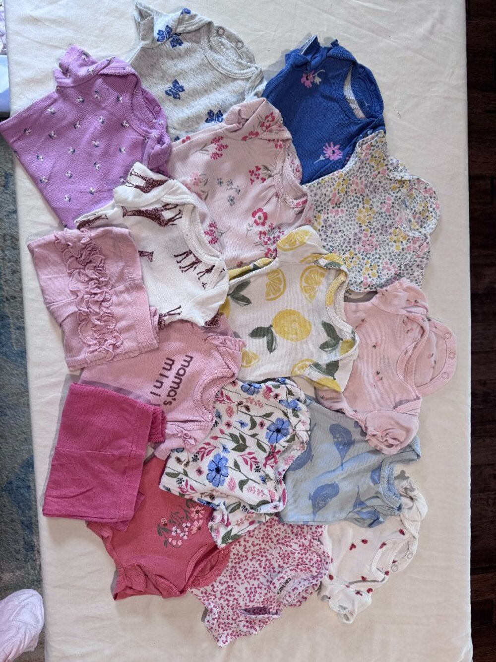 Bundle of onesies and pants